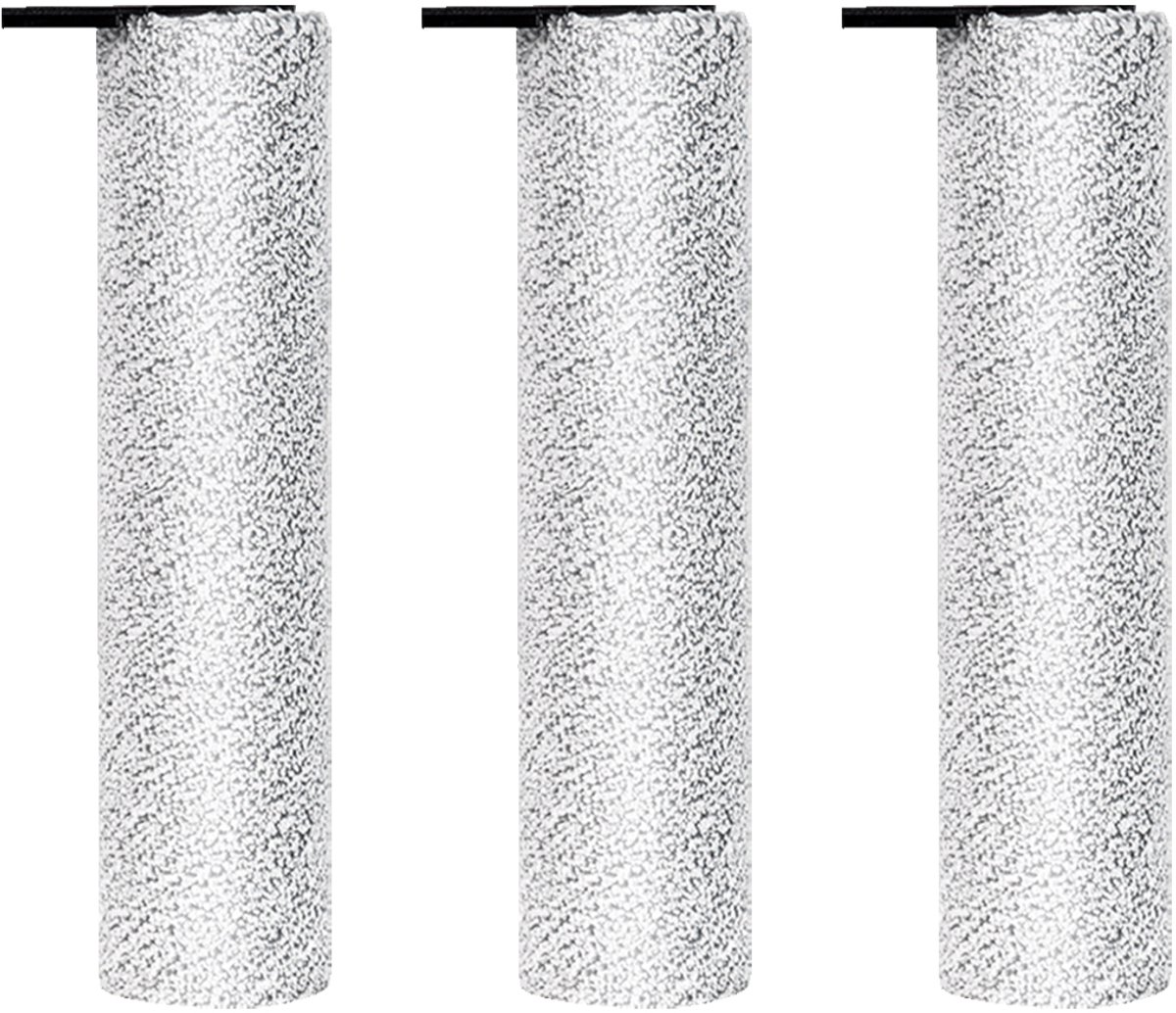 3 stuks Rolborstel - geschikt voor UWANT D100 - D100 PRO - V8 - V10 - V20 - D5 - D5 PRO - A60 - A100 - voor robotstofzuiger - 26.1*6*8.3cm - grijs