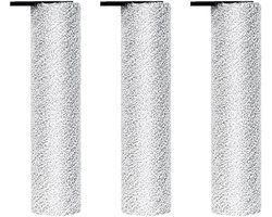 3 stuks Rolborstel - geschikt voor UWANT D100 - D100 PRO - V8 - V10 - V20 - D5 - D5 PRO - A60 - A100 - voor robotstofzuiger - 26.1*6*8.3cm - grijs