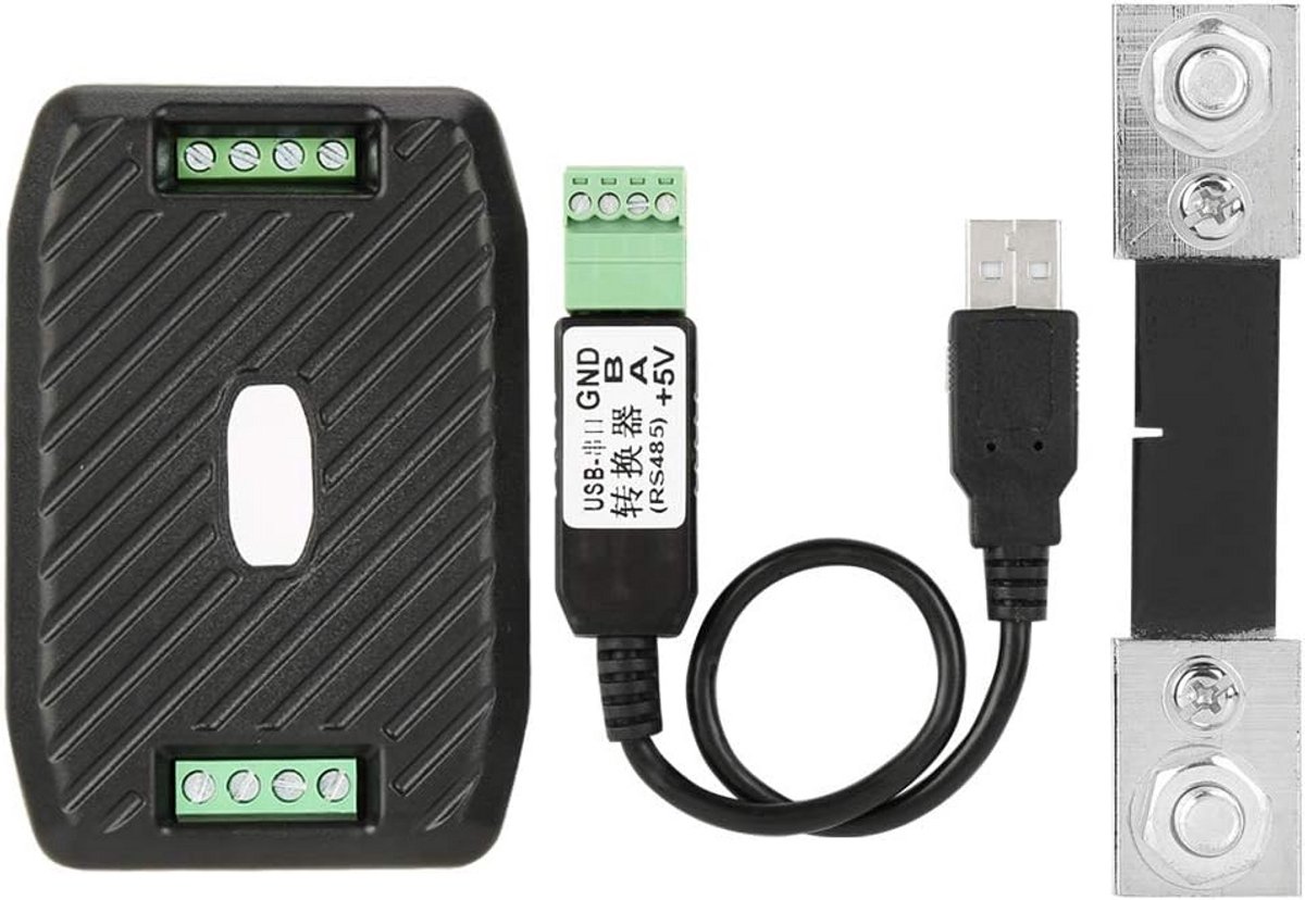 Multifunctionele DC Voltmeter Ammeter Energieverbruik Meter met RS485 Communicatie