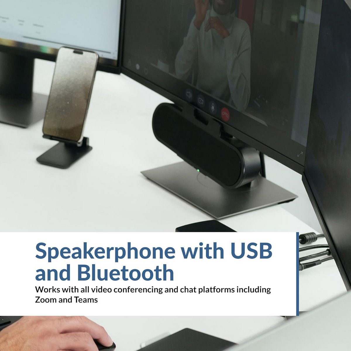 USB Bluetooth Speakerbar Compact voor - afbeelding 2