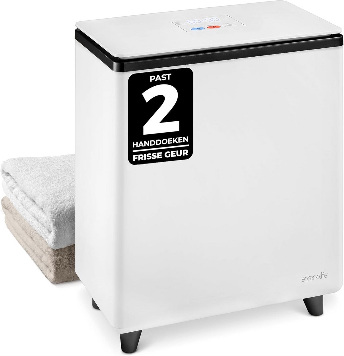 Elektrische Handdoekwarmer voor Badkamer en Spa - Ruim en Veilig met Timer