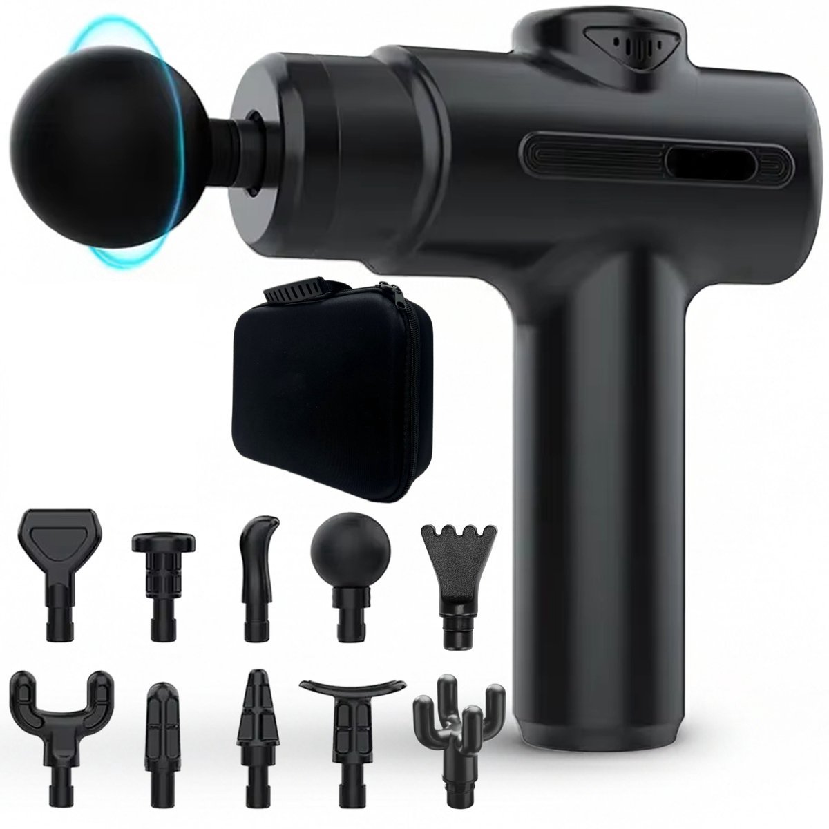 Massage Gun - Massage Pistool - Massage Gun Professioneel - 10 Opzetstukken - 99 snelheden - Sport en Relax Massage Apparaat Gun - Massage - €34,00