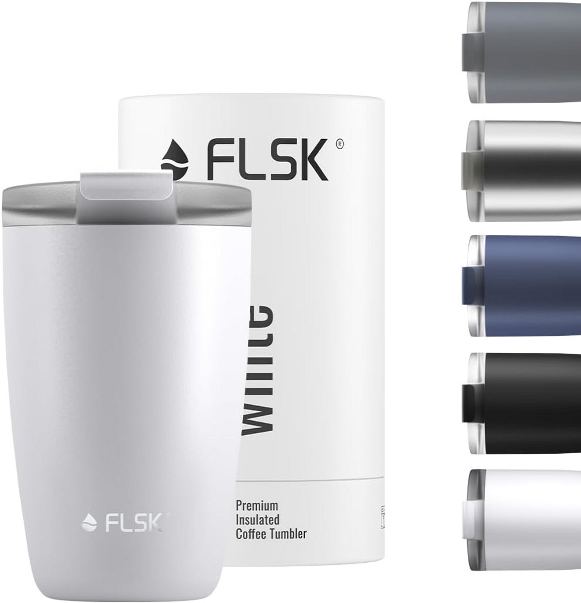 Lekvrije Koffiebeker To Go van RVS - Dubbelwandig Isolerend voor Warme Dranken (350 ml)