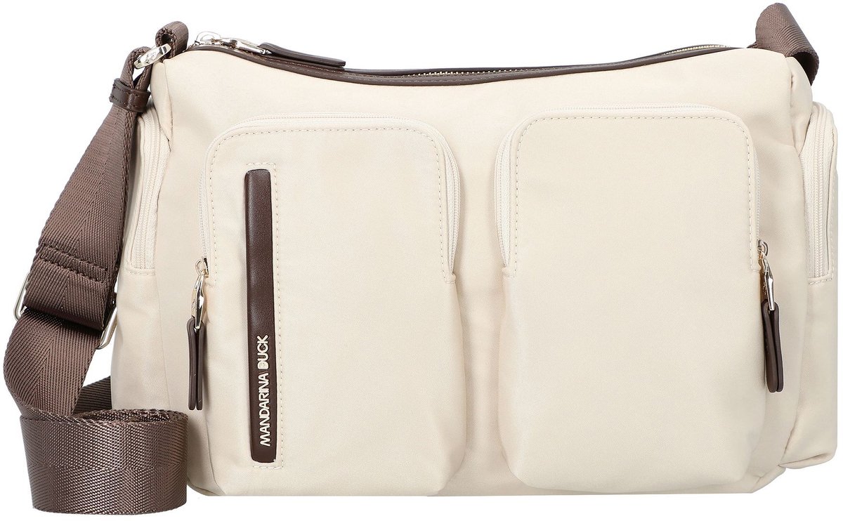 MANDARINA DUCK schoudertas Hunter Crossover Whitecap Gray beige