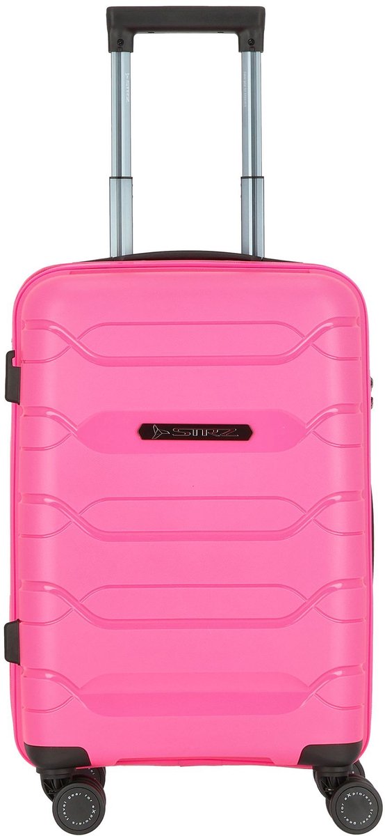 Polestream Strz by Asteroid 4 wielen Cabinewagen 55 cm - Harde bagage - TSA slot - intense magenta