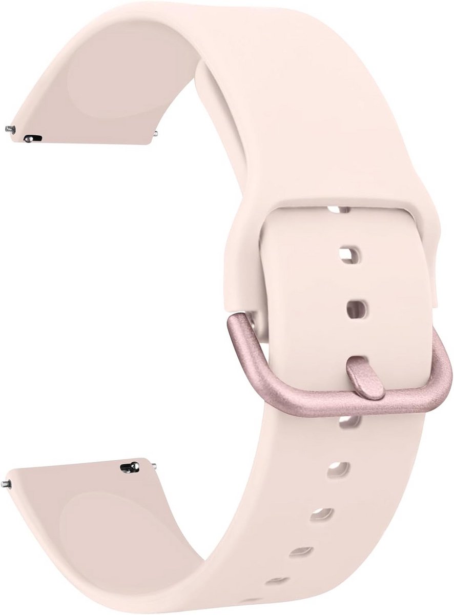 Siliconen Horlogeband 20mm 22mm - Universele Reserveband met Snelsluiting voor Heren en Dames