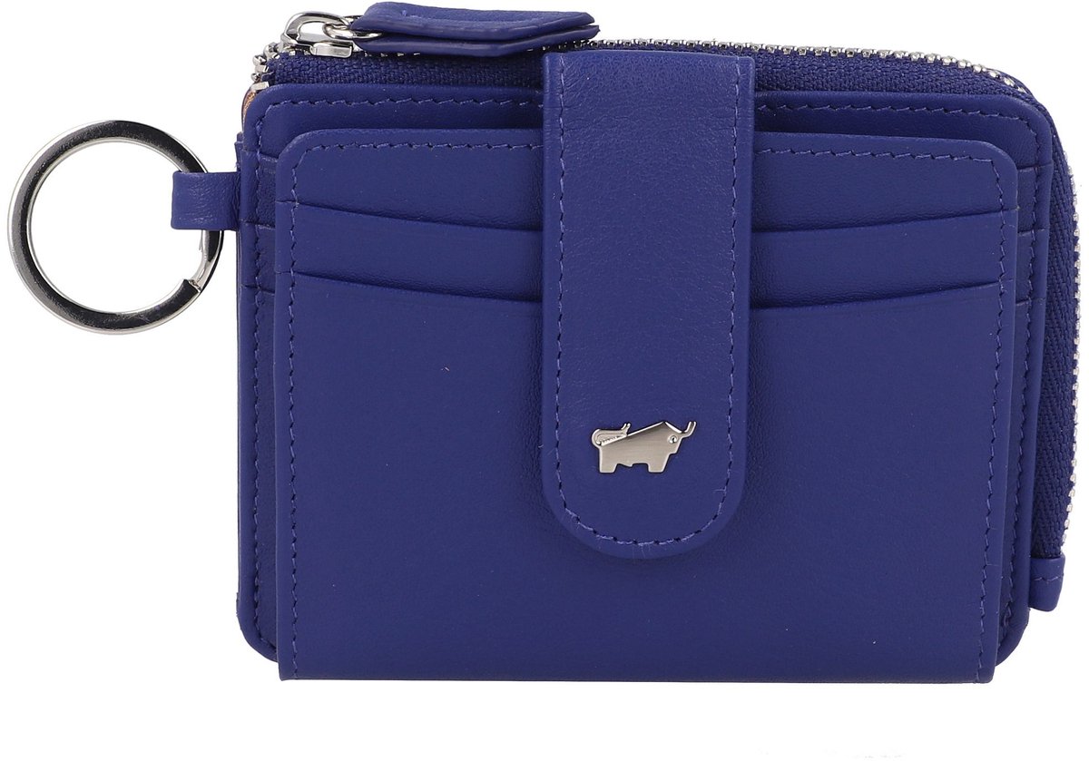 Braun Büffel Joy Kredietkaart etui RFID-bescherming Leer 11 cm - 7 Sleuven - indigo violet