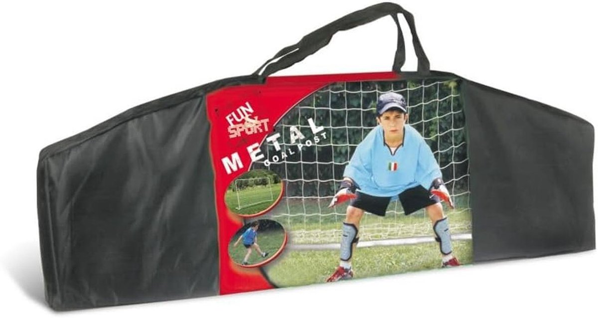 Voetbaldoel Metalen Poort 80 x 183 x 60 cm - Snelle Montage