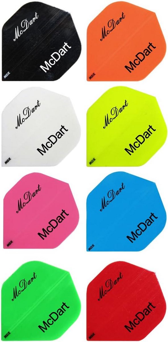 Set van 20 gepersonaliseerde dartflights met bedrukt ontwerp