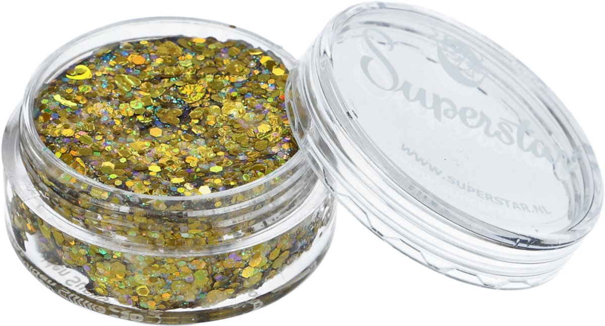 Chunky Glitter Cream Golden Sunlight