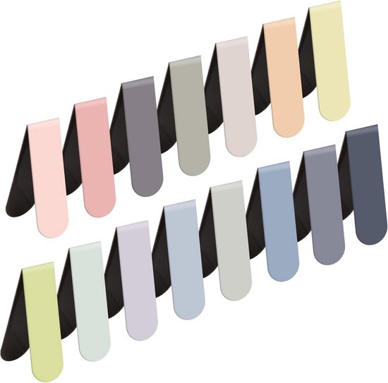 12 Magnetische Bladwijzers Met Katten – 6x2 Cm – Kleurrijk En Stevig – Ideaal Cadeau Voor Lezers