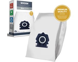 SQOON® Stofzuigerzak geschikt voor Miele S1, M1 en L1 Guard Series - 4 stuks - Gelijk aan model: CO / TU - High Filtration - + 1x uitblaasfilter