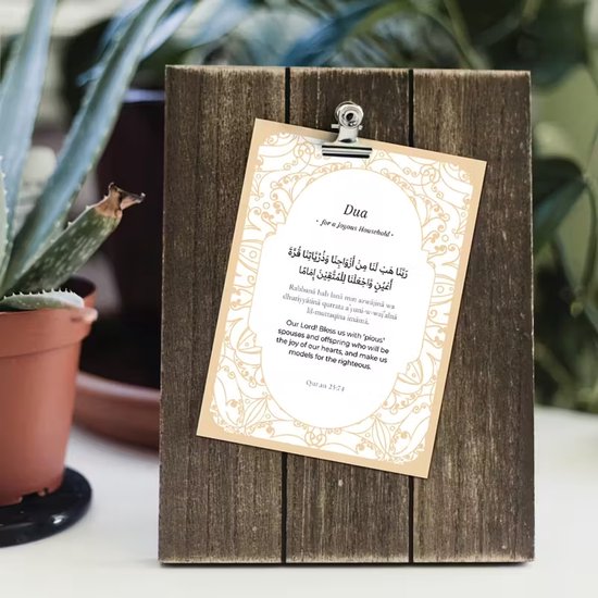 Baraka Treasures Islamitische Dua Kaarten - Gebedskaarten - 40 Stuks - 38 Duas uit de Koran + 2 Blanco - Eid Cadeau - Ramadan Cadeau - Engels van Merkloos — afbeelding 3