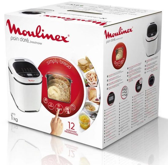 Moulinex Pain Doré OW210130 - Broodbakmachine - 12 programma's