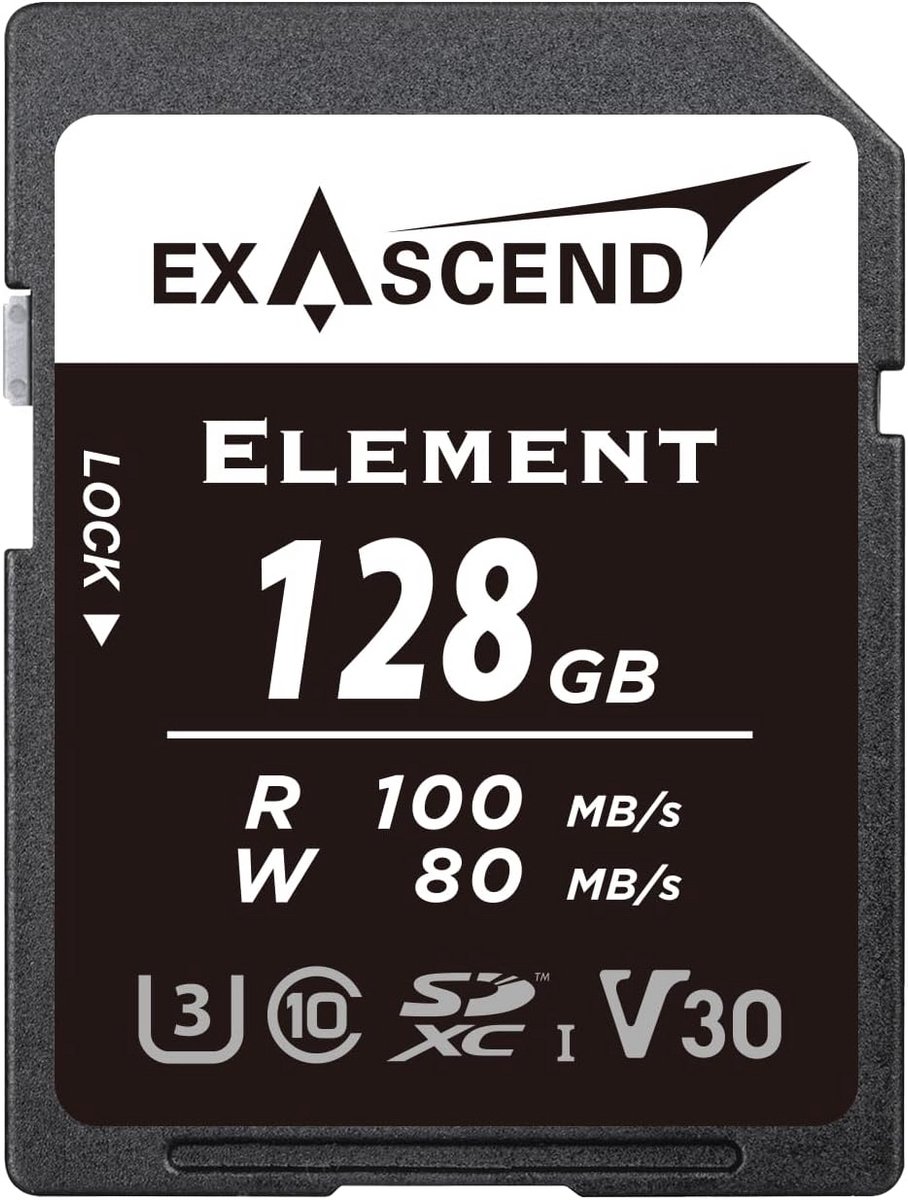 Snelle 128GB SDXC Geheugenkaart UHS-I V30 voor 4K UHD Video en Fotografie