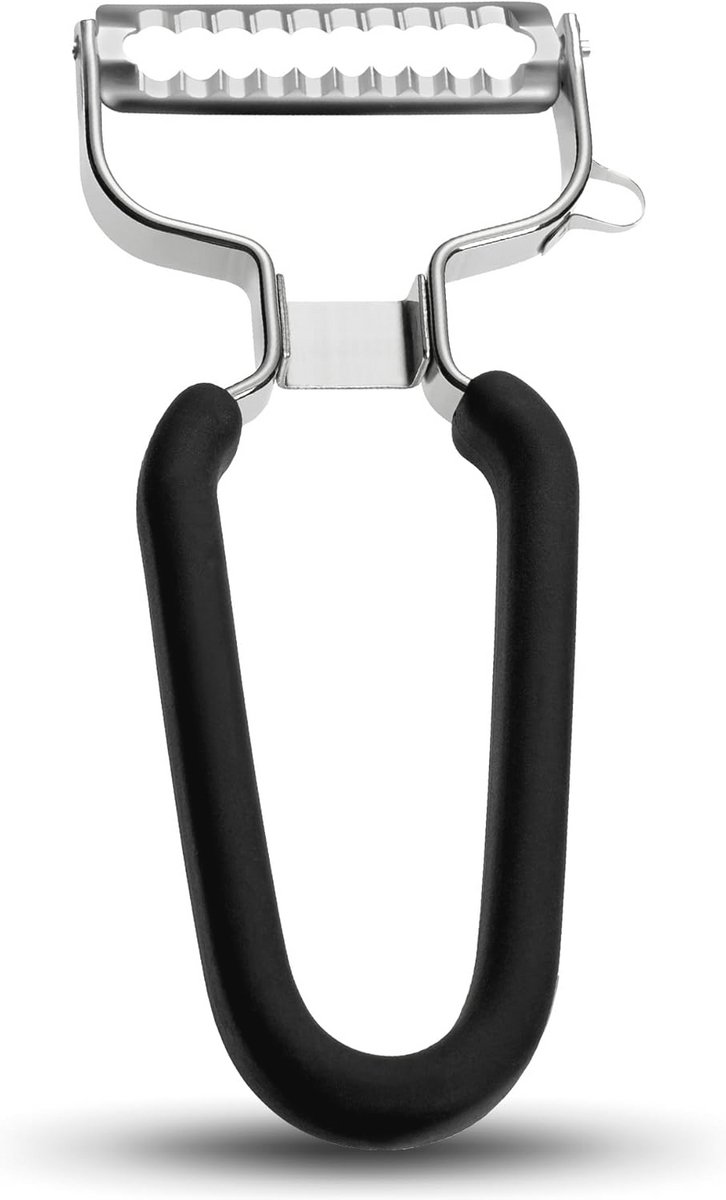 Dunschiller RVS Grijs 13cm - Perfect voor het Schillen van Groenten en Fruit