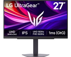 LG UltraGear 27G810A-B UHD 4K - IPS Gaming Monitor - Dual-Mode 180Hz/360hz - 1ms - DisplayHDR 400 - 27-inch