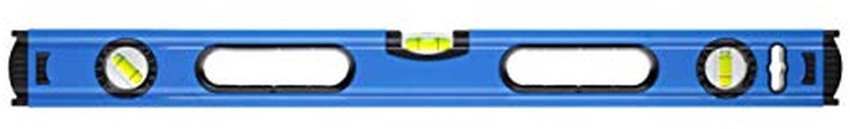 Aluminium waterpas 100 cm met 3 libellen