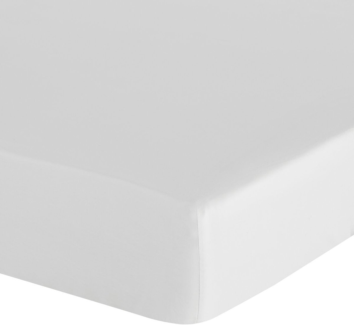Famanu - Hoeslaken 100x200 cm, 30 cm diep, zacht, ademend en luxe katoen – Wit