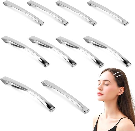 10 Pcs Épingles à Cheveux - Épingles à Cheveux Françaises pour Femmes - Accessoires Coiffure Antidérapants - DIY Coiffage Filles