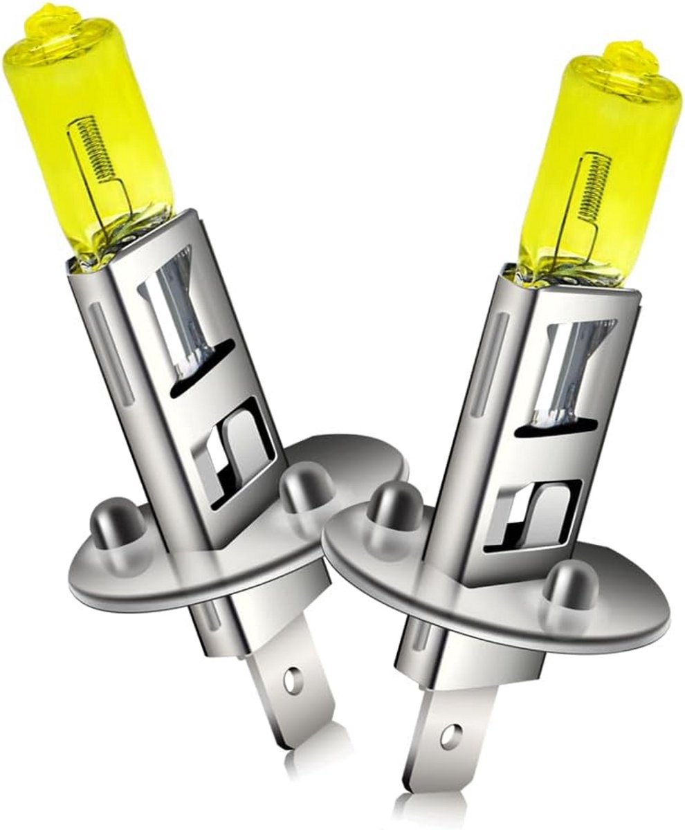 H1 P14.5S 12V 100W Koplampen Lichtgeel 4000K Helderheid +30% Directe Vervanging Halogeen 2 Stuks