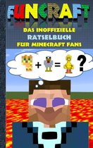 Boekomslag 'Funcraft - Das inoffizielle Rätselbuch für Minecraft Fans' met Minecraft-personages en puzzel.