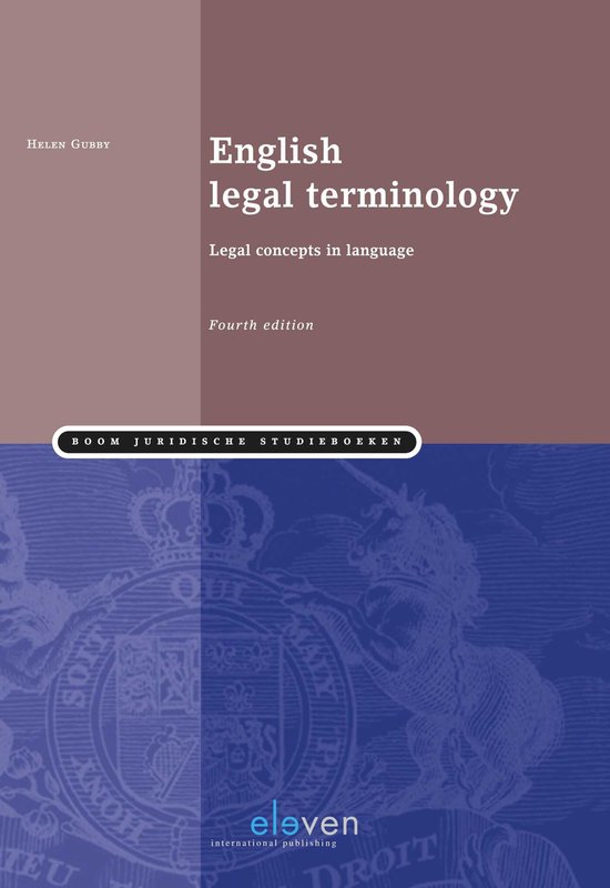 English Legal Terminology - cover
