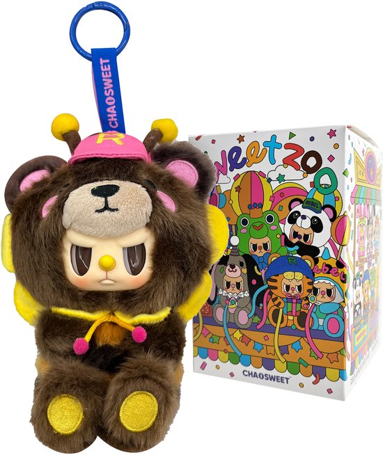 Rebel Bear Blind Box pluche - 'Sweet Zoo' Serie - Verzamelfiguren