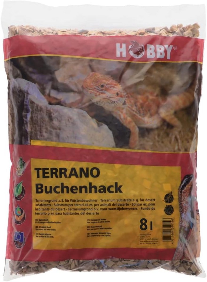 Substraat voor droge terrariums - 8 liter