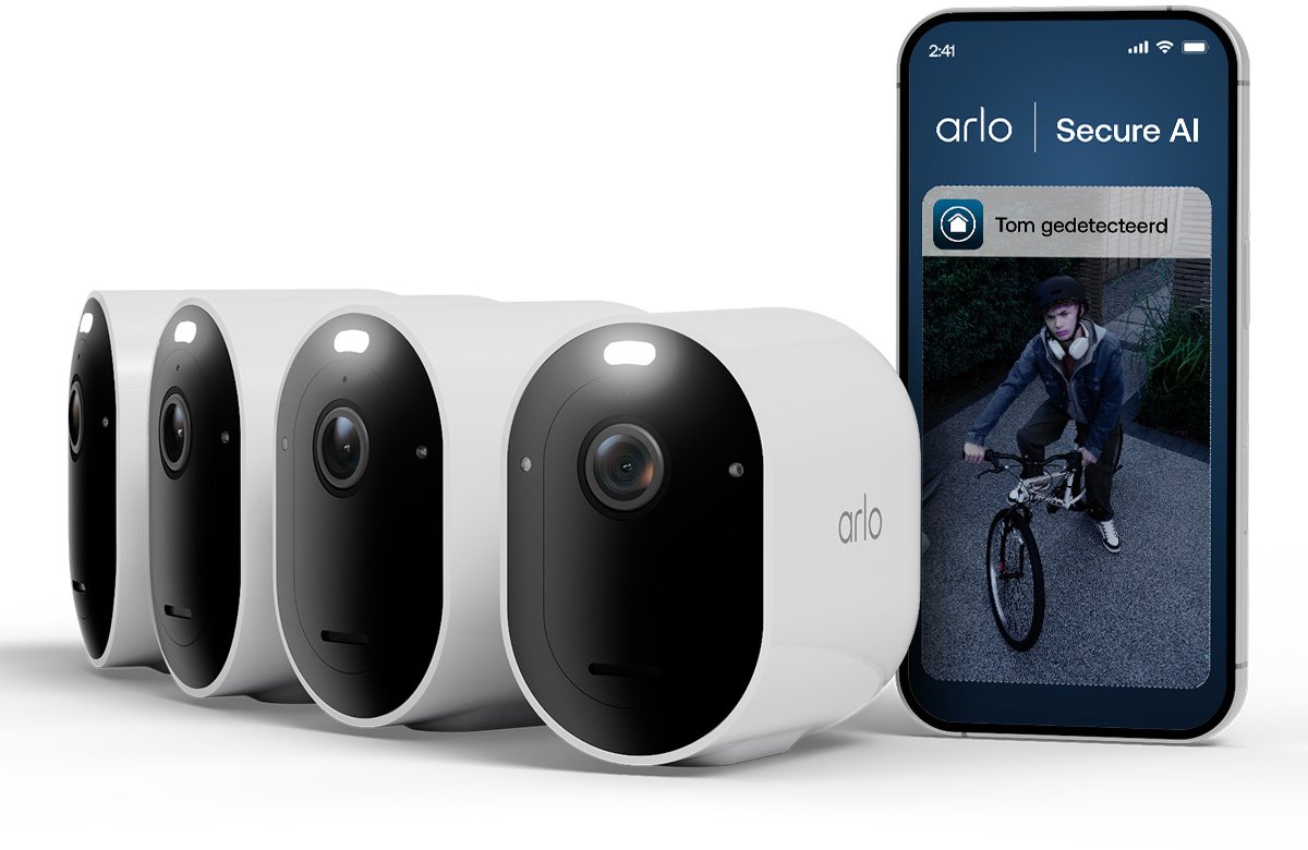 Arlo Pro 6 2K+ beveiligingscamera - 4 IP-Camera's – foto 3