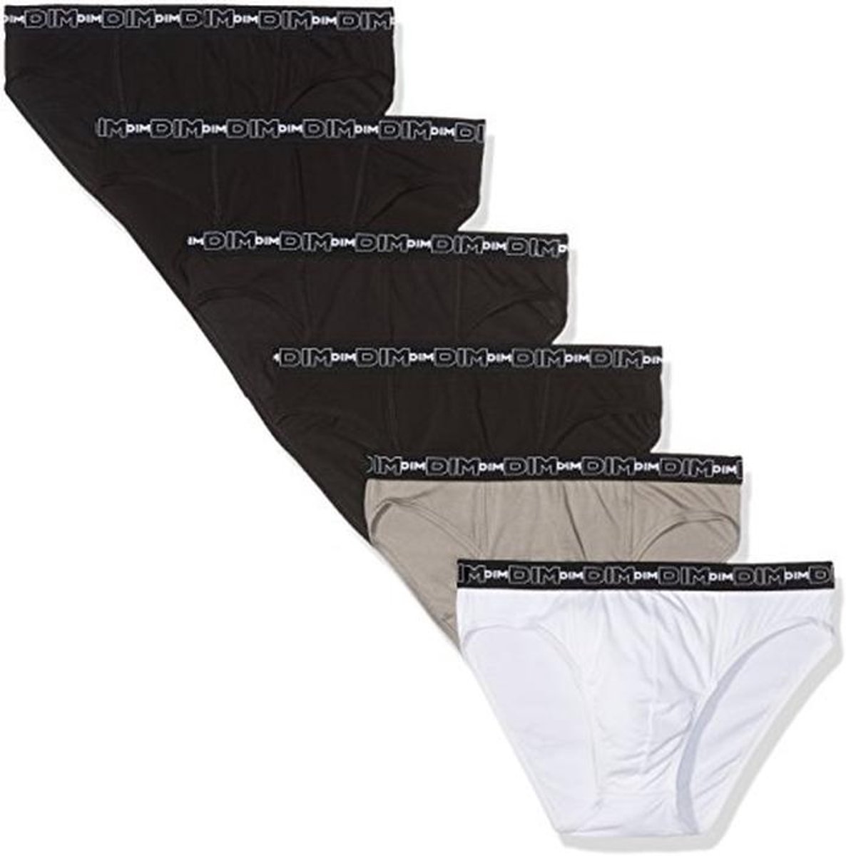 Ademende Katoenen Stretch Boxershorts voor Mannen (6-Pack) in Zwart/Grey/Wit, XXL