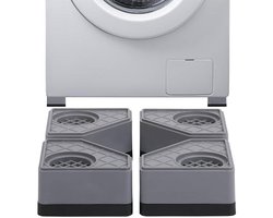 4 Pack Antivibratie Voeten voor Wasmachines - Geluiddempende en Schokabsorberende Matten voor Stabiliteit