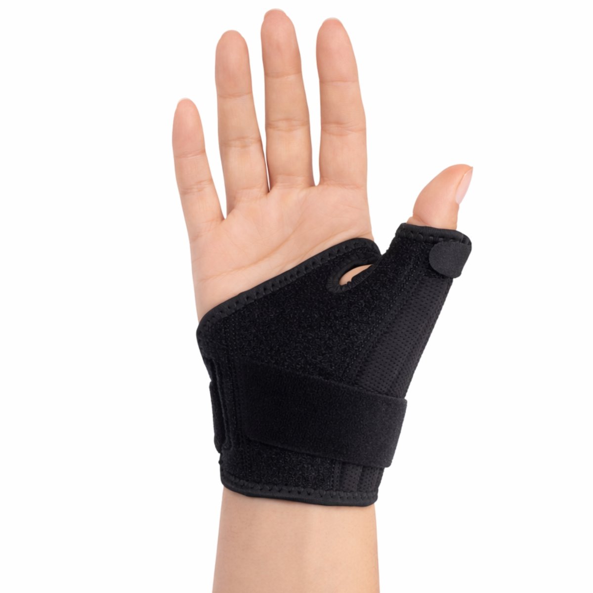 Trebin Duimbrace Rechts - One Size - Verstelbaar - Ademend Materiaal - Zwart