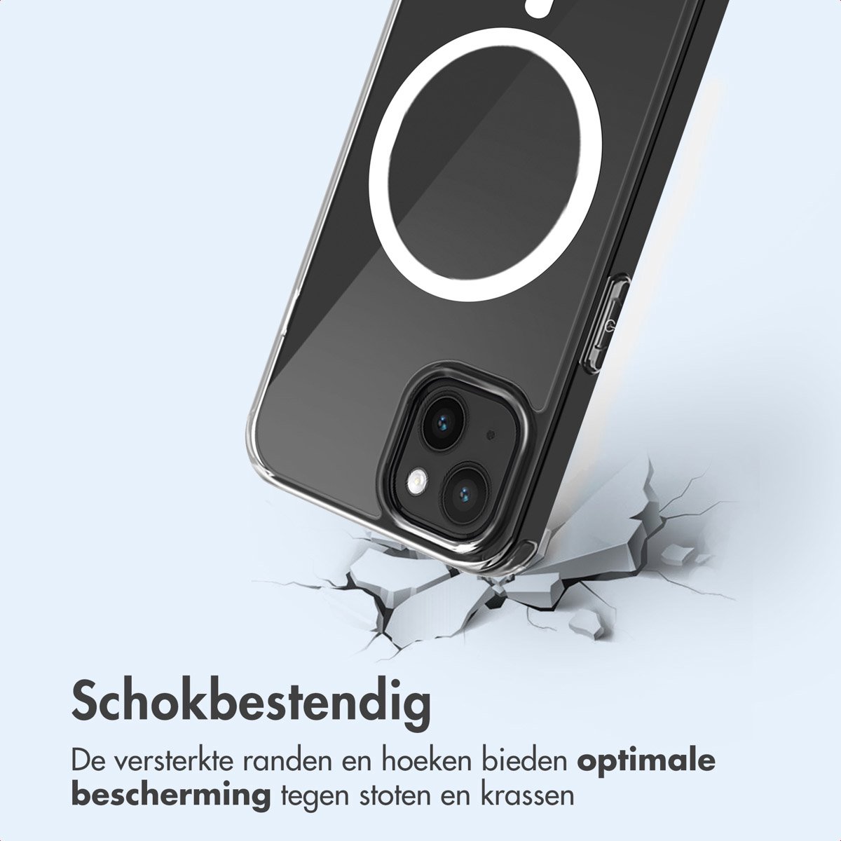 imoshion Hoesje - Geschikt voor Apple iPhone 14 - Protective Backcover geschikt voor MagSafe - Transparant — cadeau in Cadeau-ideeën - foto 2