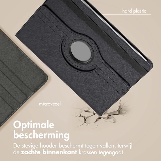 Étui pour Tablette Lenovo Tab P12 - Bookcase Rotative iMoshion 360 ° - Zwart