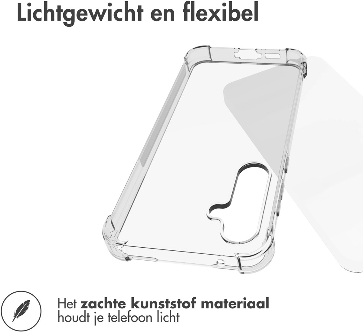 imoshion Shockproof Case Samsung Galaxy A55 transparant thumbnail 3