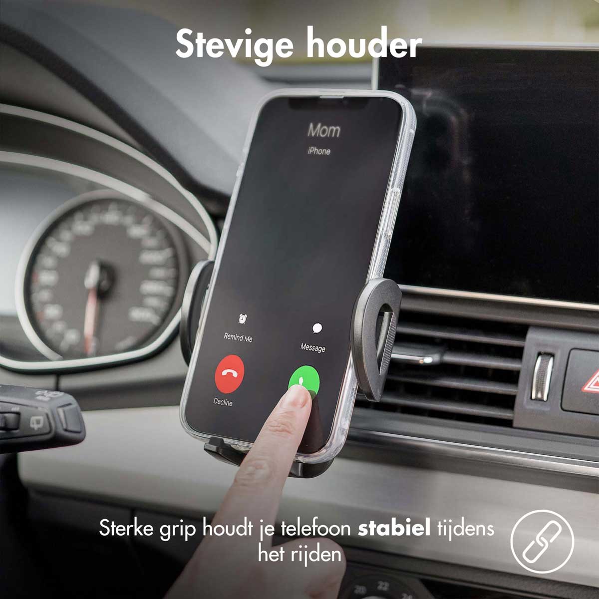 imoshion Telefoonhouder Auto Ventilatie rooster - Verstelbaar en 360° Draaibaar - GSM Houder - Universeel - Carbon Auto Accessories — cadeau in Cadeau-ideeën - foto 7