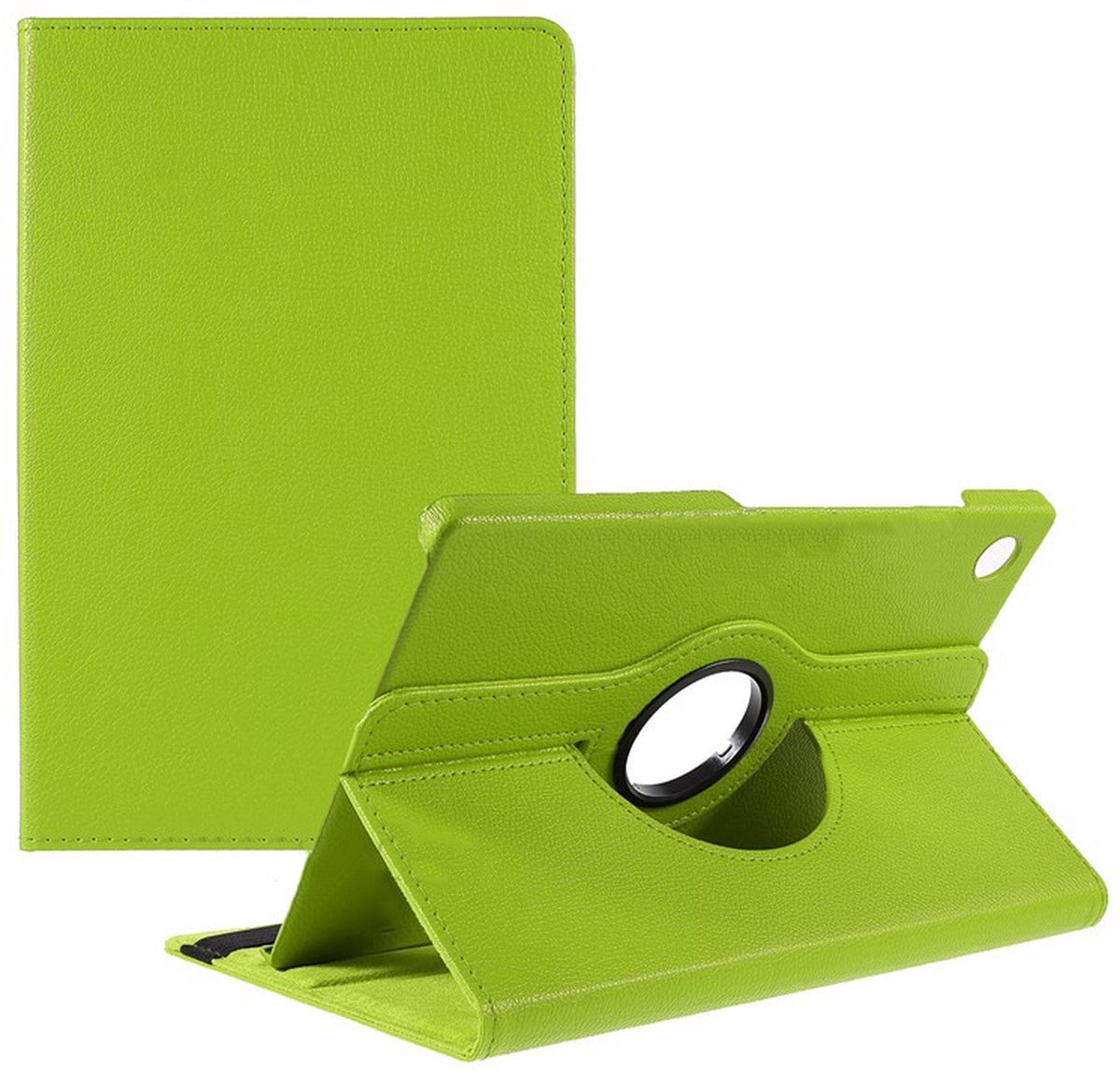 Arara Hoes Geschikt voor Samsung Galaxy Tab A11 - 360° draaibaar - tablethoes - Groen