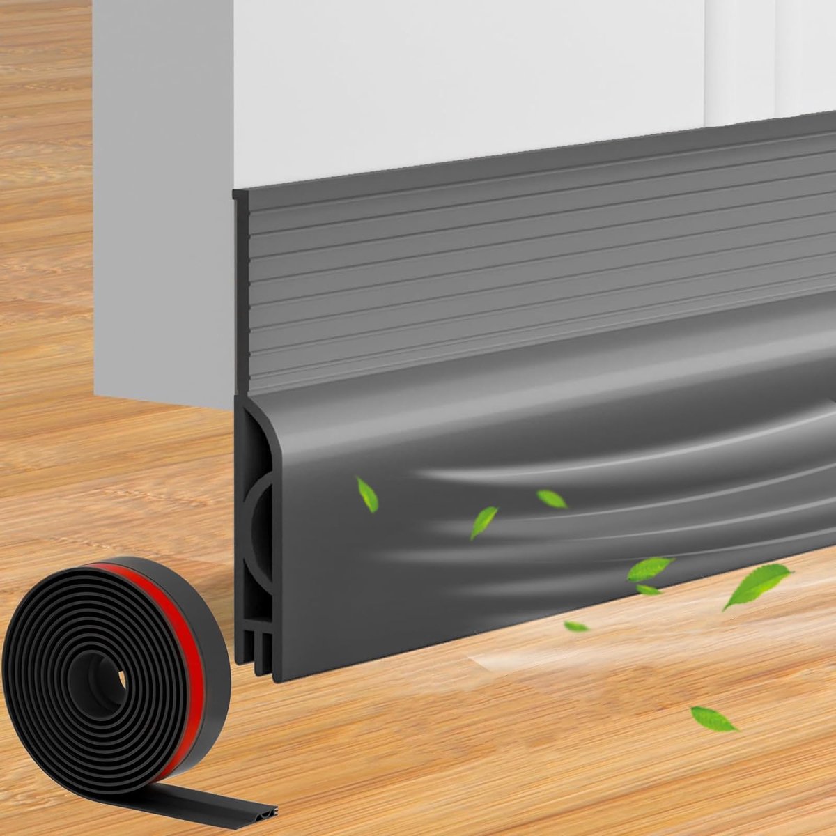 IMPERATORIS® Zelfklevende siliconen tochtstopper voor deuren van 300 cm lang