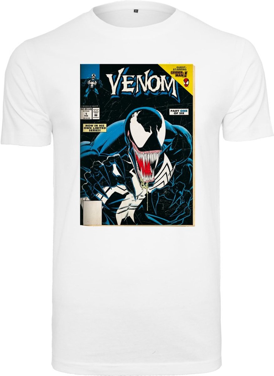 Merchcode Venom - Marvel Comics Cover Heren Tshirt - XS - Wit