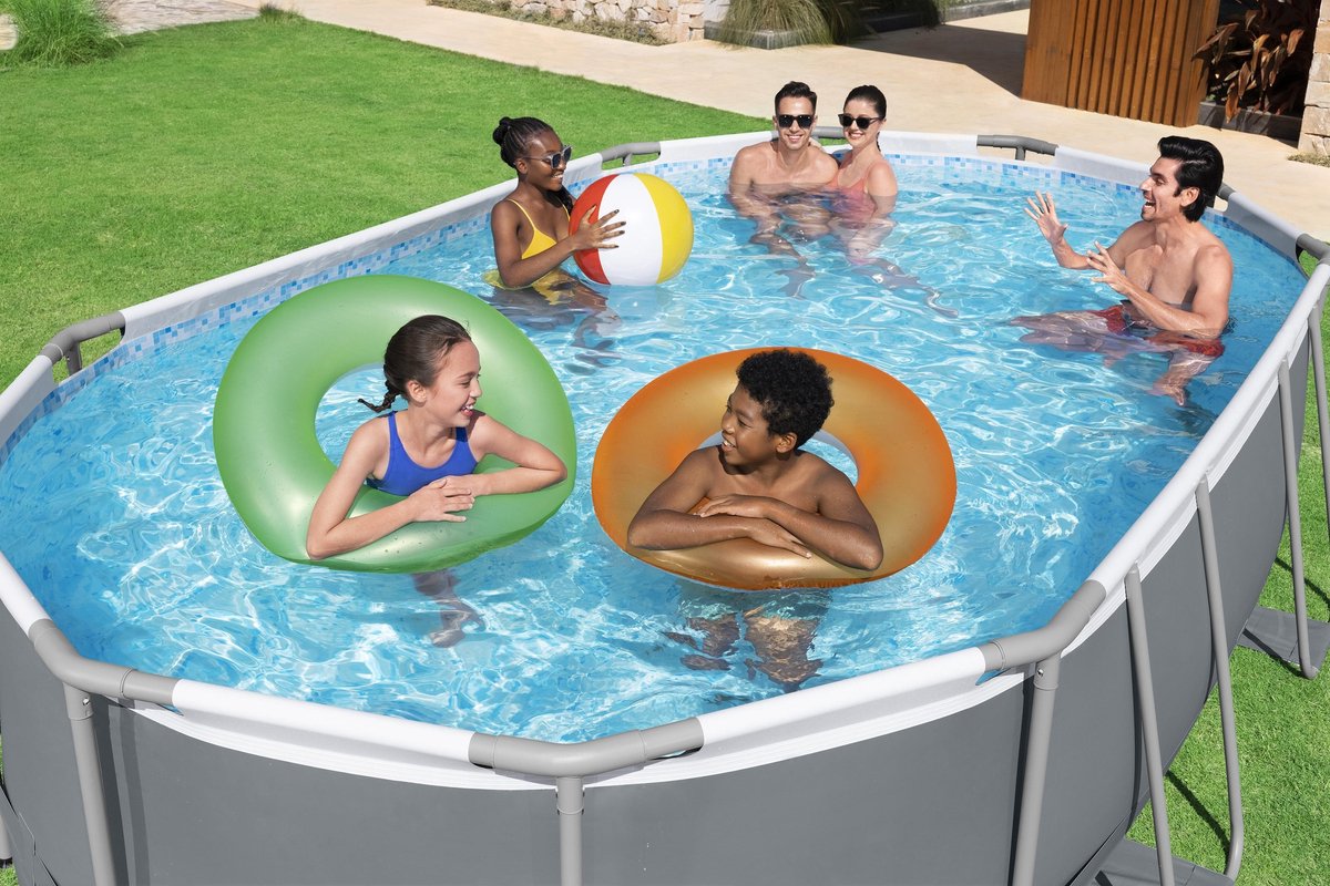 Bestway Power Steel kit piscine ovale 488x305x107 cm 56448