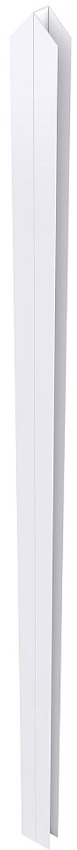 Vente-unique Connector voor dubbel glasraam - H105 cm - Wit - TOLLESON