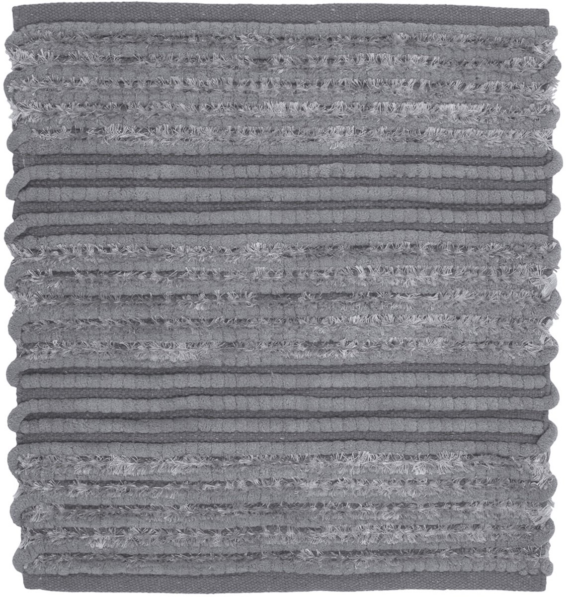 Heckettlane Badmat Solange - Badkamermat - Antislip tapijt - 60x60 cm - Antraciet