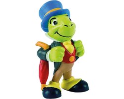 Bullyland 12397 – Speelfiguur Disney Pinokkio met Japie Krekel – levensecht en detailrijk vormgegeven – ideaal als taartfiguur, verzamelobject of klein cadeautje voor kinderen vanaf 3 jaar