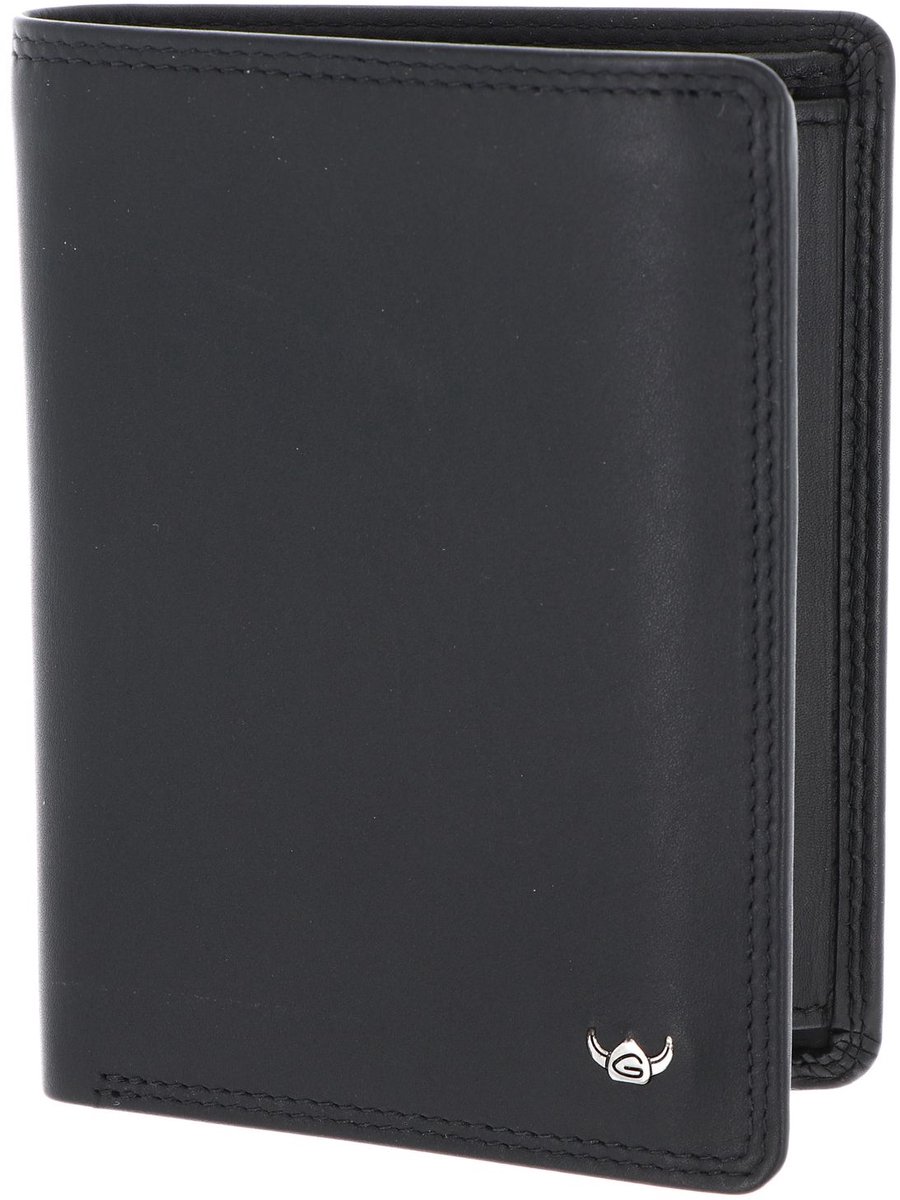 Golden Head Leren portemonnee Polo RFID Protect Kombischeintasche 1286 Black zwart