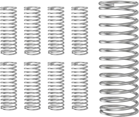 QUARKZMAN Compressieveer, 5 stuks 304 roestvrij staal, 6 mm OD