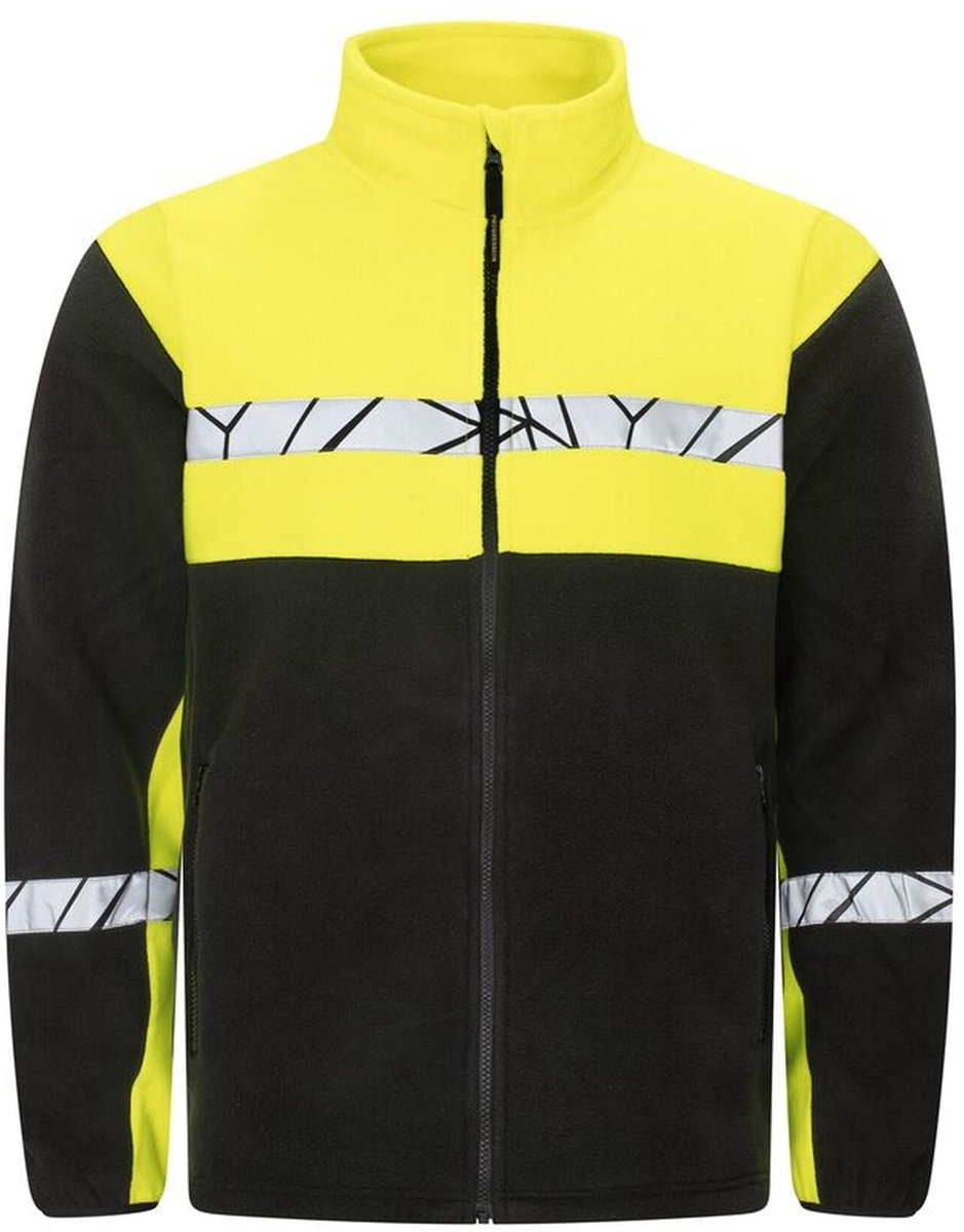 ProJob 7300 FLEECE 647300 - Zwart/Geel - 4XL