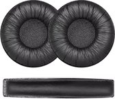Oorkussens en hoofdbandkussens Geschikt voor Sennheiser PX100/200/100-II hoofdtelefoons, zwart.