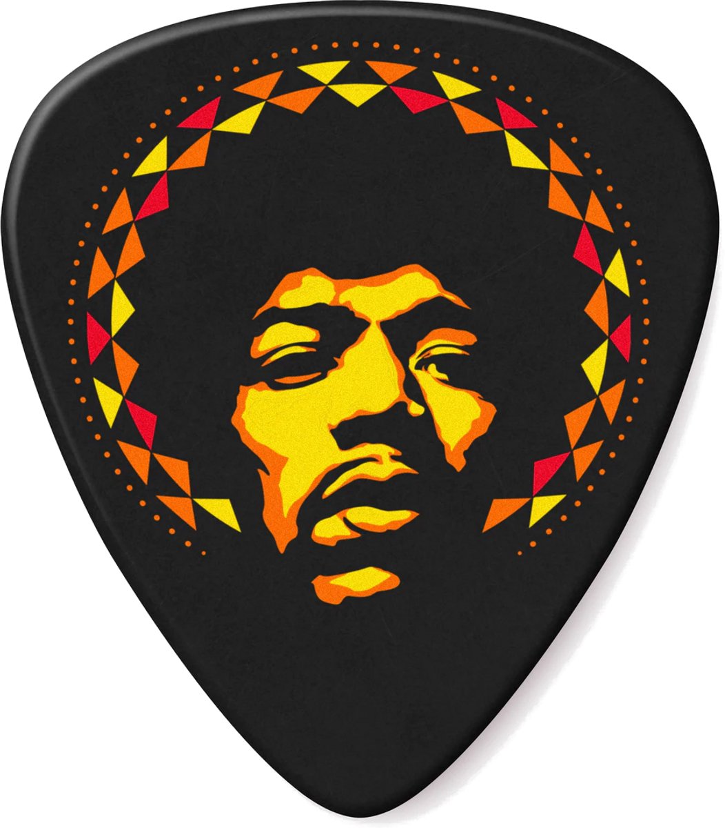Dunlop Jimi Hendrix 69 Psych Series Aura Mandala plectrumset (6 stuks)
