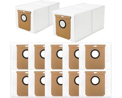 Stofzakken - 12 Stuks - Geschikt voor Eufy L60 SES / L50 SES Robotstofzuiger - Accessoires voor Stofzuigerzakken - Vervanging